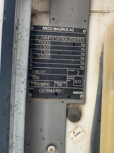 Gebruikt 2002 Iveco 440E43 / cursor 10 / manual gear