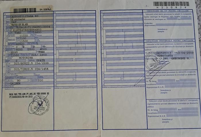 Used 2004 DAF 95 XF 430 manual , eur 4 , mega