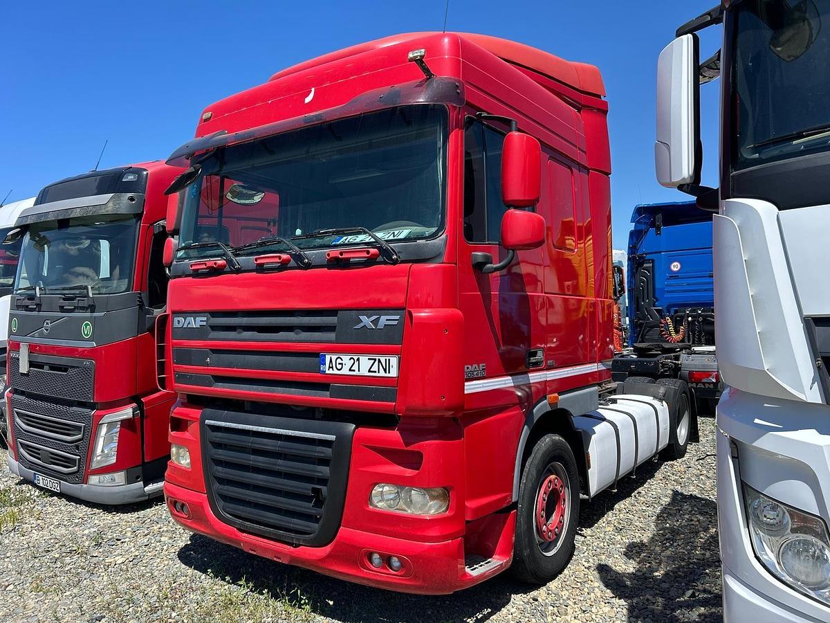 Used 2008 DAF XF 105.410, manual gear , mega
