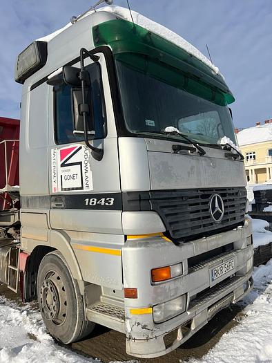 Used 2001 MERCEDES BENZ 1843 , 3 pedals , EPS , origenal 600.000 km