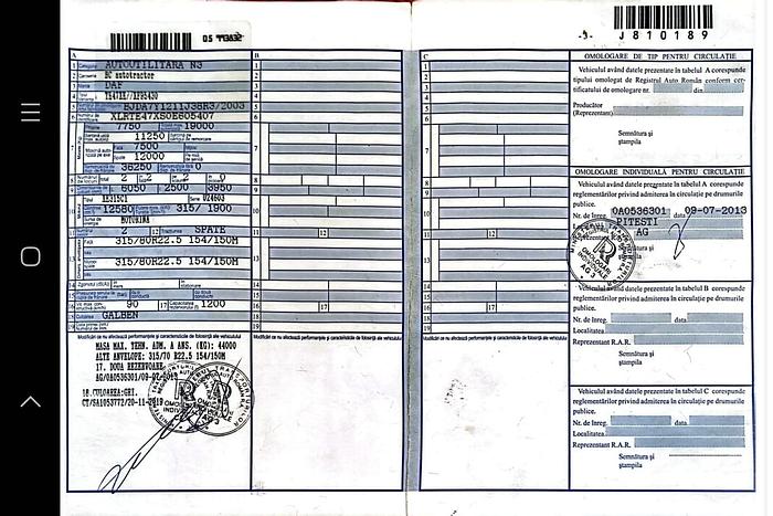 Used 2003 DAF XF 95.430 eur 4 automatic