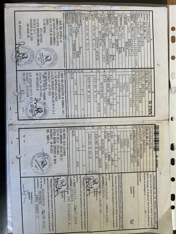 Used 1999 IVECO  Eurostart 440E42 , manual gear , eur2 manual pump