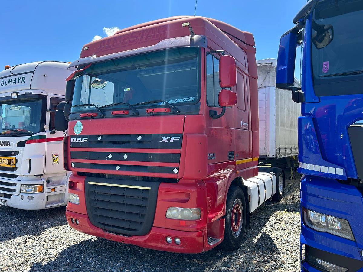 Used 2008 DAF XF 105.410, manual gear , mega