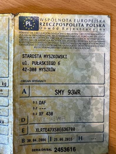 Gebruikt 2004 DAF 95 XF 430 . manual , eur 4