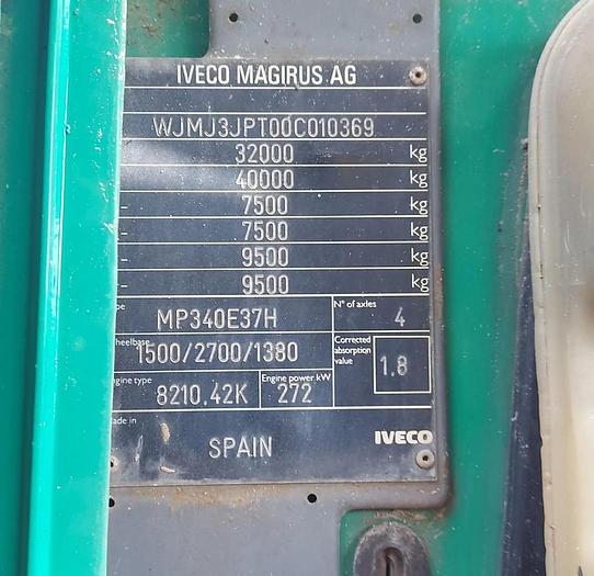 Gebruikt 1995 IVECO EUROTRAKKER 340E37 8X4