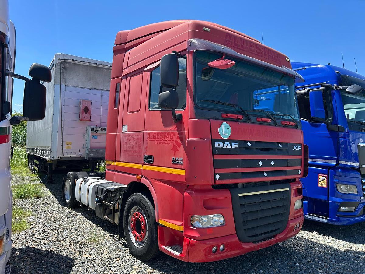 Used 2008 DAF XF 105.410, manual gear , mega