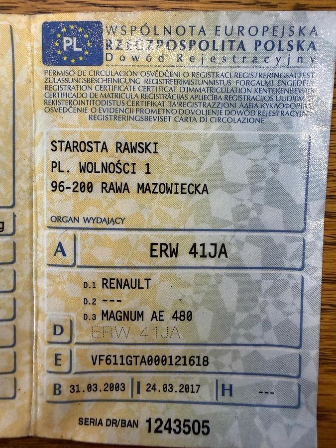 Used 2002 RENAULT AE 480