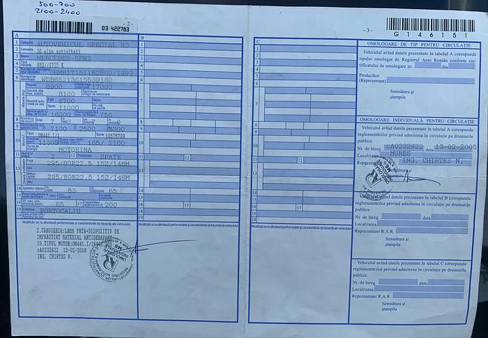 Gebruikt 1990 Mercedes 1722 kipper 4x2