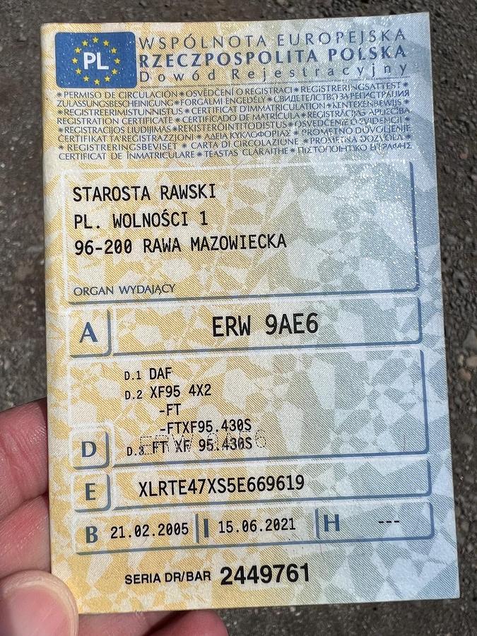 Used 2005 DAF 95.430, eur 4 , manual