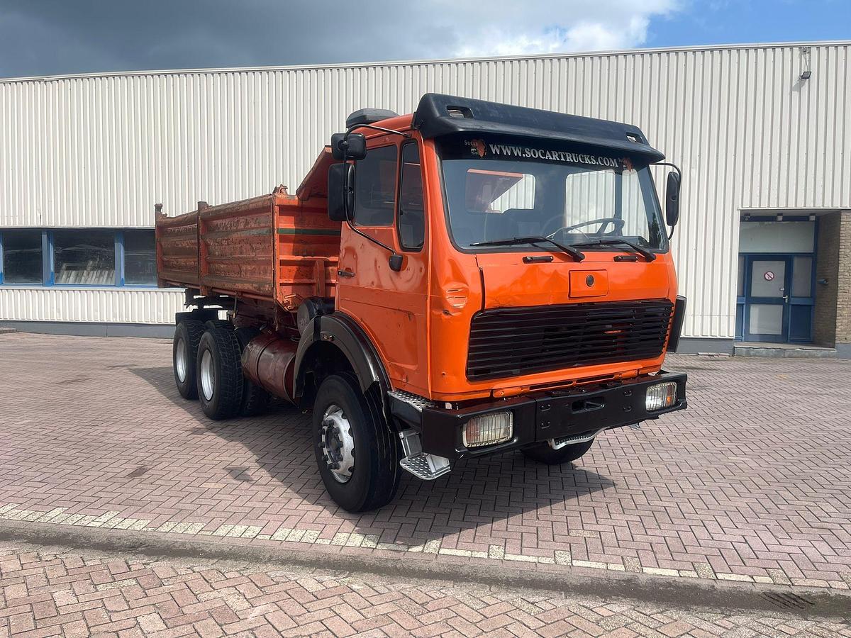Used 1986 MERCEDES BENZ SK 2635 6x4 kipper full steel V8 ZF-bak