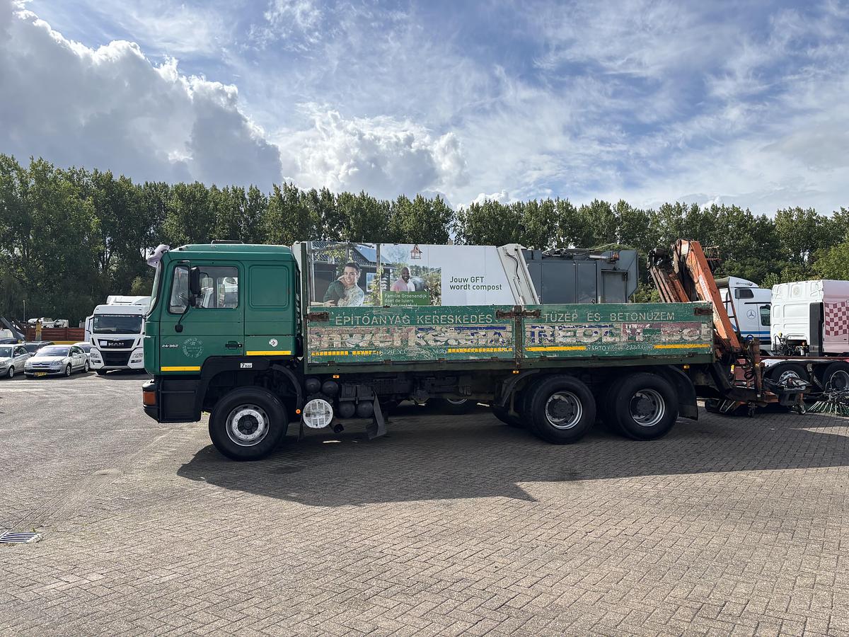 Used 1993 MAN 26.362 6x4 commander , full spring, EUR2 , CRANE