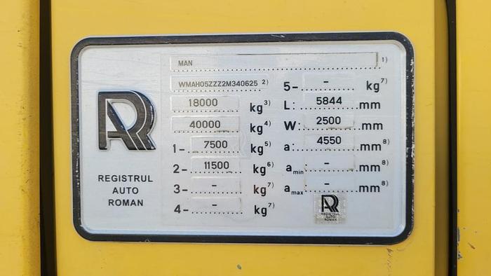 Gebruikt 2000 MAN TGA 410 , manual gear , eur 2