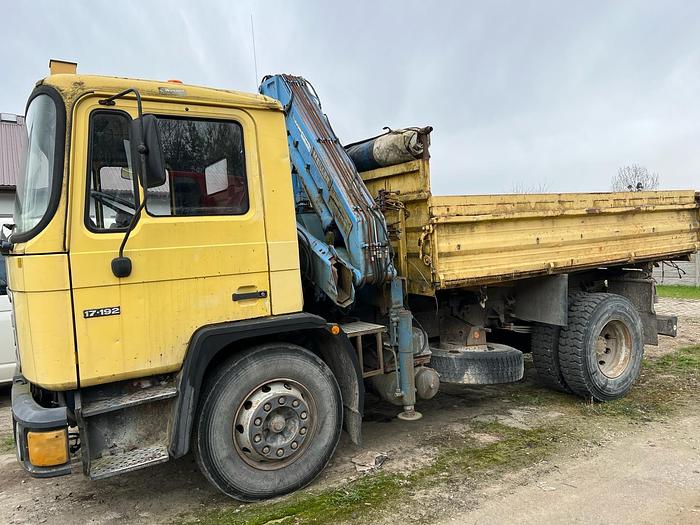 Used 1991 MAN 17.192 typer with crane
