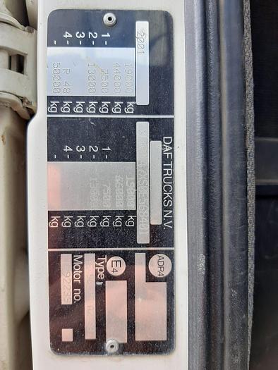 Gebruikt 2001 DAF 95 XF 430 / manual gear / eur 3