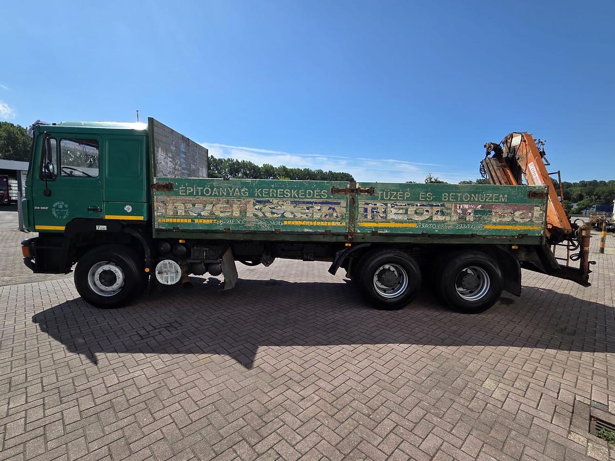 Used 1993 MAN 26.362 6x4 commander , full spring, EUR2 , CRANE