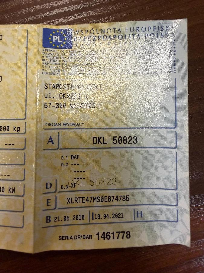 Used 2010 DAF 105.460 , aut, eur5