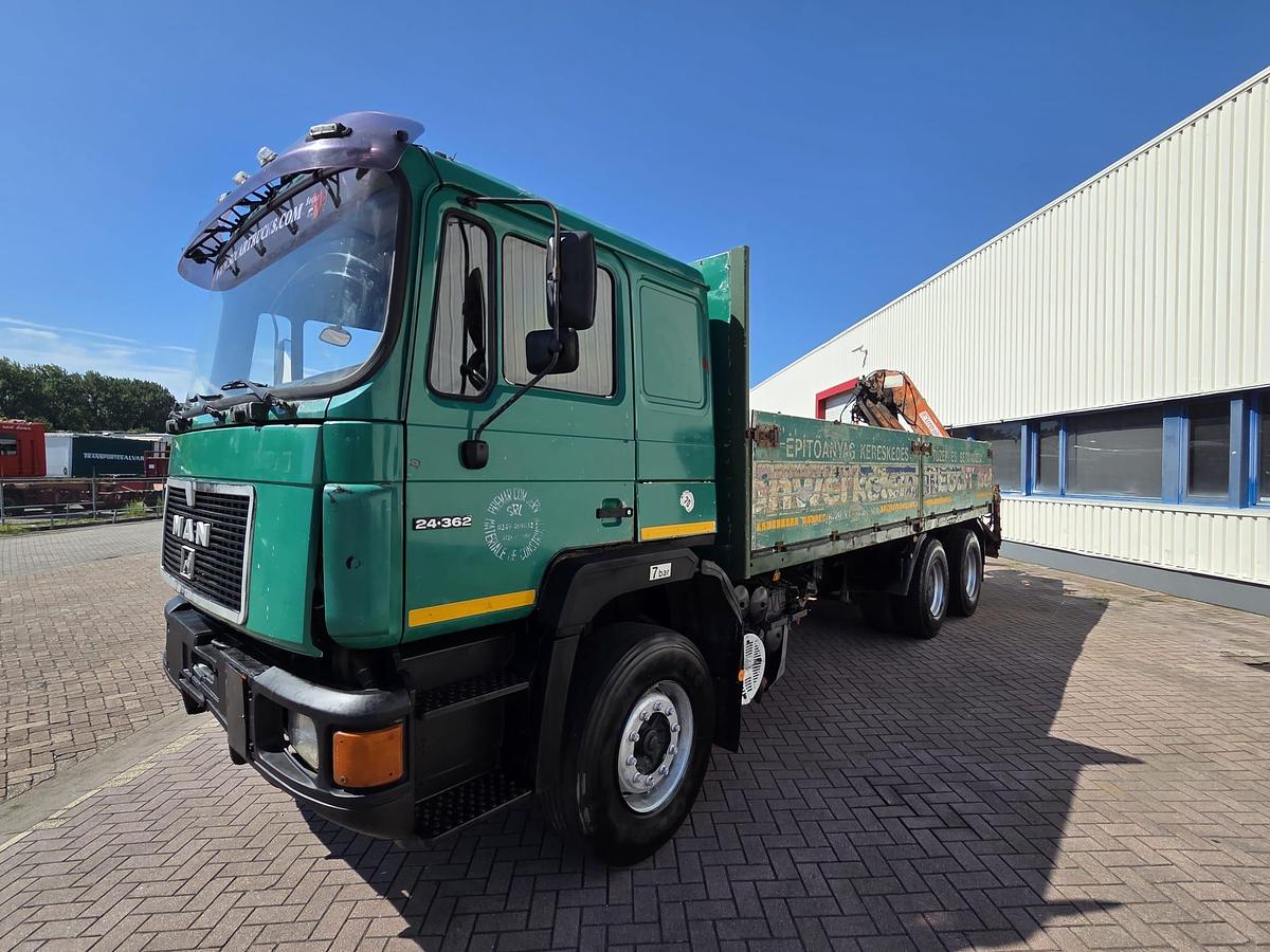 Used 1993 MAN 26.362 6x4 commander , full spring, EUR2 , CRANE