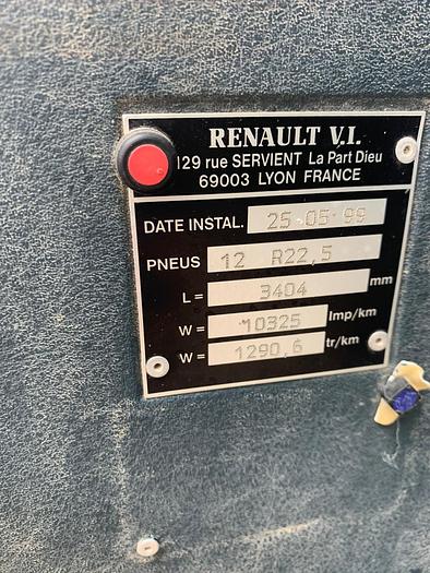 Gebruikt 1999 RENAULT KERAX 300 6x4, eur 2 , full steel