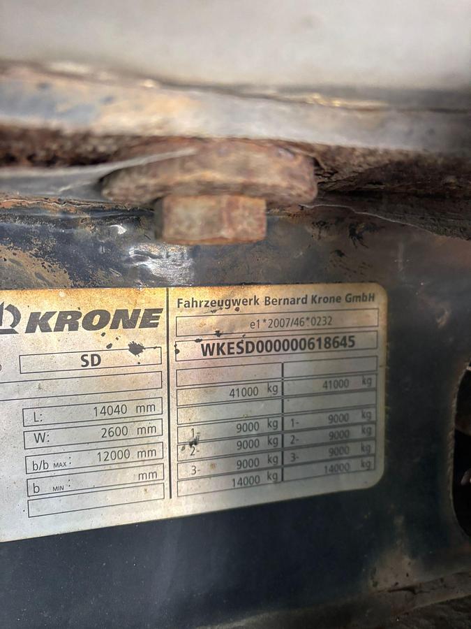 Used 2014 KRONE deepvreezer THERMOKING