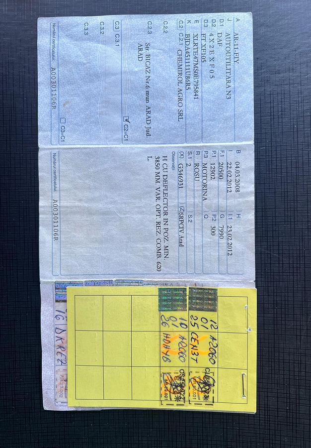 Used 2008 daf 105, eur5 , manual gear