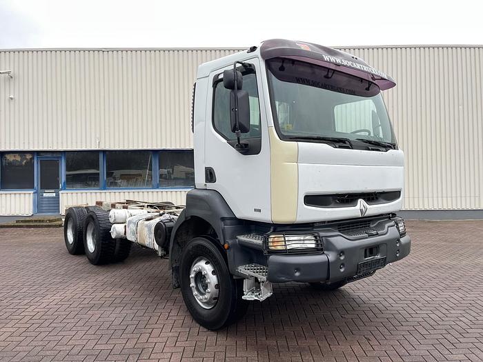 Used 1999 RENAULT KERAX 300 6x4, eur 2 , full steel