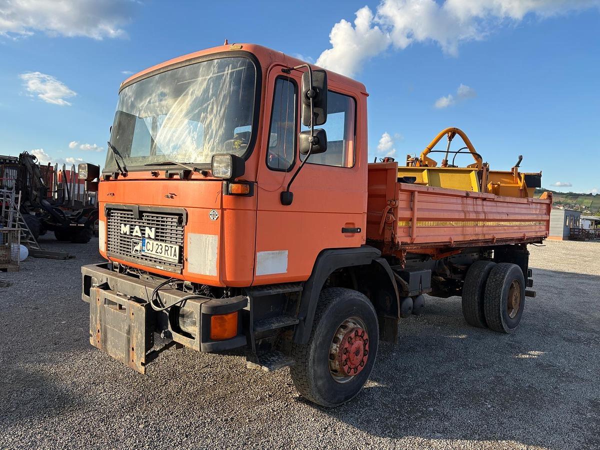 Used 1992 MAN 18.192, 4x4, kipper, 6 cilinder