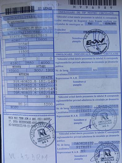 Used 2011 DAF 105 XF , mega , automatic