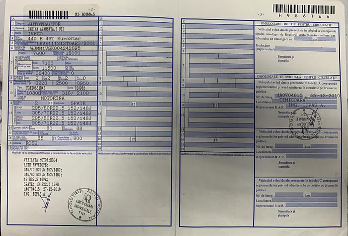 Gebruikt 2001 IVECO 43 cursor / manual gear / eur 3 /