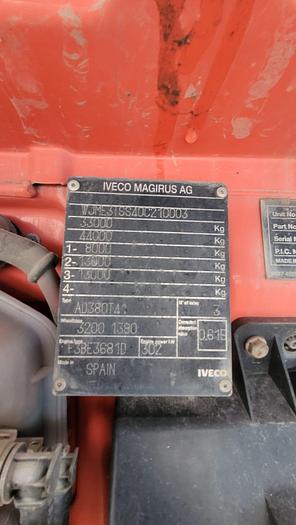 Used 2008 IVECO TRAKKER 380T41 6X4 KIPPER