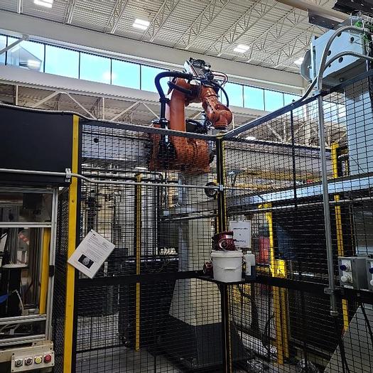 Used 2012 KUKA KR60 JET ROBOTIC GANTRY SYSTEM WITH KRC4 CONTROLLER