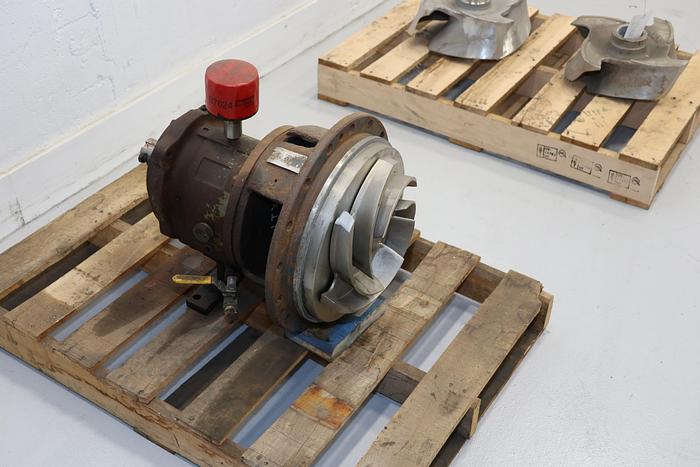 Used Goulds 3196 LTX Power End with 6-Vane Impeller #44305