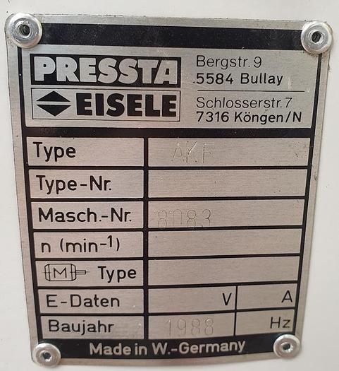 Gebraucht Ausklinkfräse Pressta Eisele AKF
