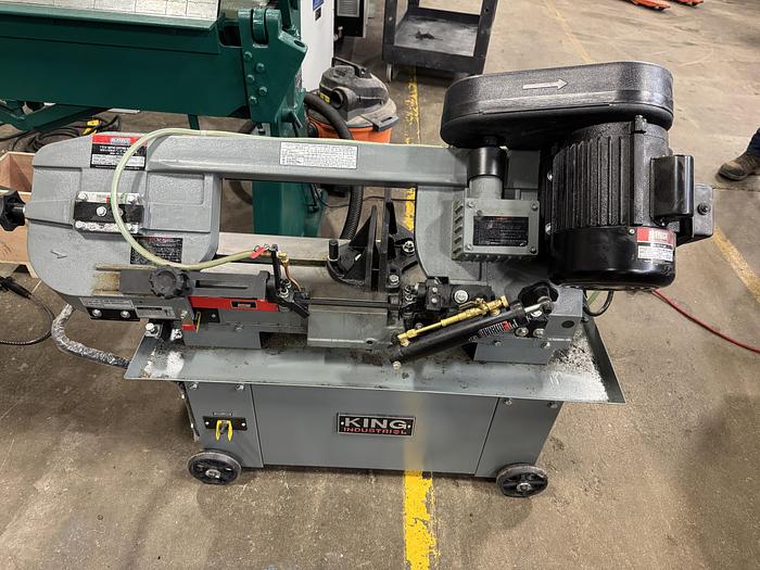Used KING 7" X 12" HORIZONTAL /VERTICAL BANDSAW - 2021