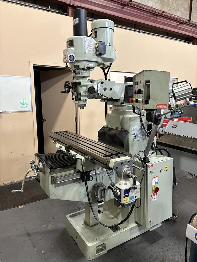 Used 10" x 48", FIRST, 2018, LC-165VS-B, VARIABLE SPEED VERTICAL MILLING MACHINE