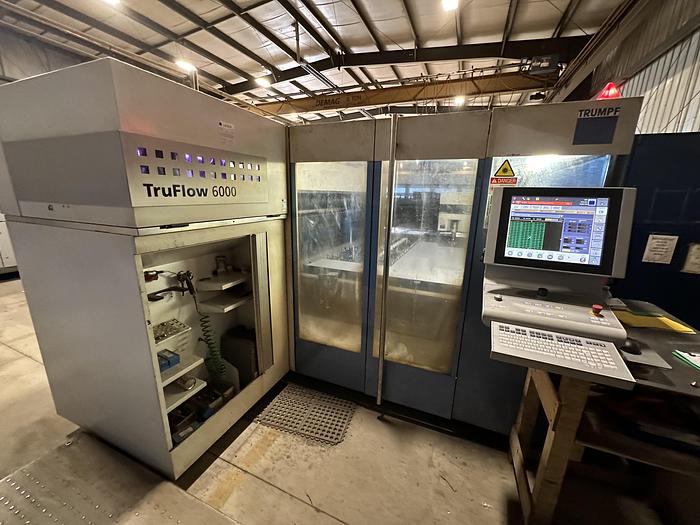 Used TRUMPF TRULASER 3030 6 KW 5' X 10' CO2 LASER