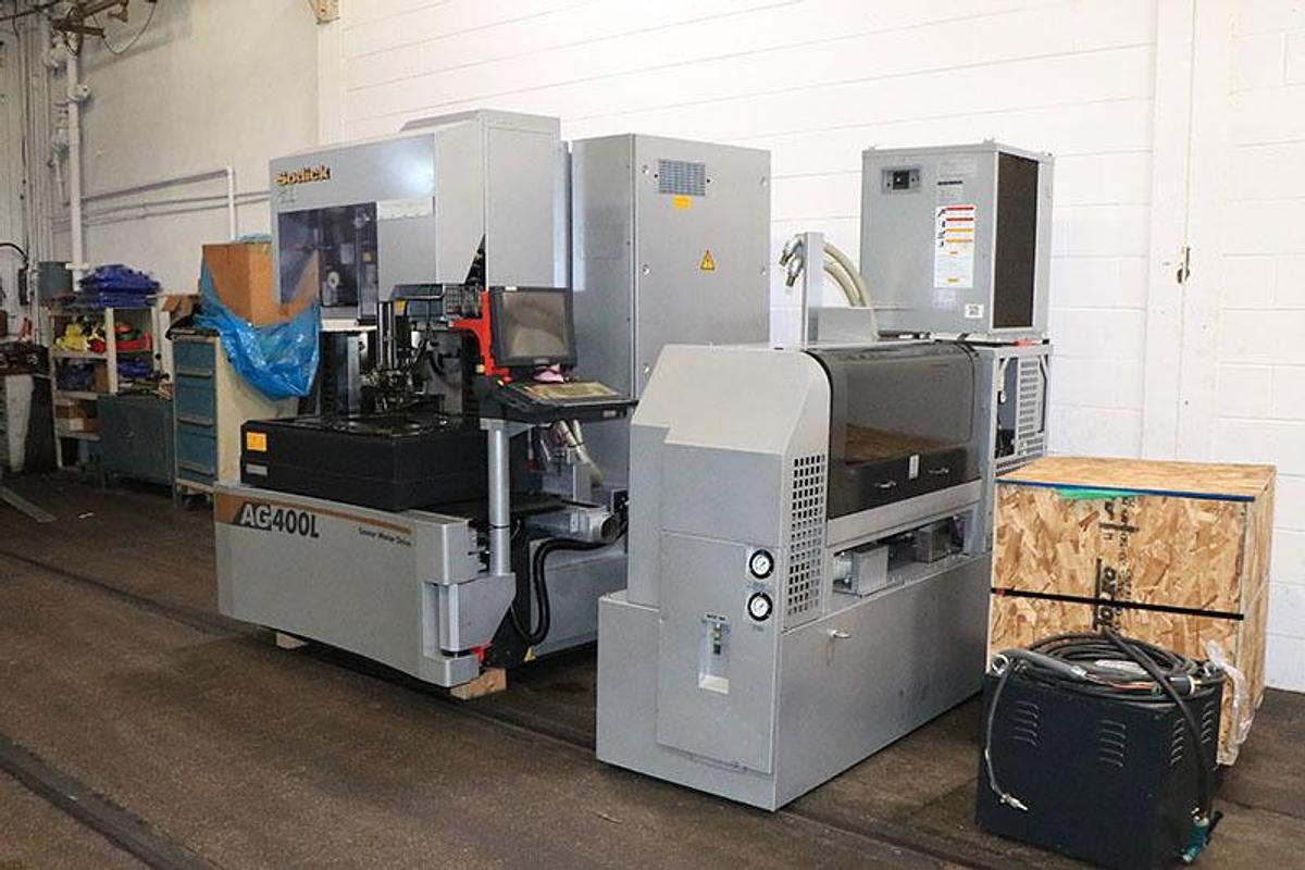 Used SODICK MODEL AG400L WIRE EDM MACHINE -2012