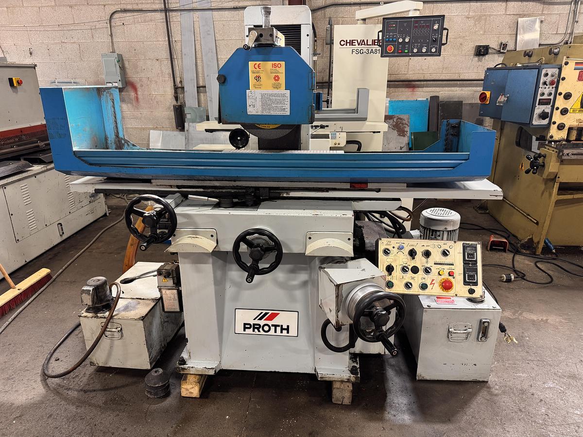 Used 12" X 24" PROTH, PSGS-3060AH HYDRAULIC SURFACE GRINDER