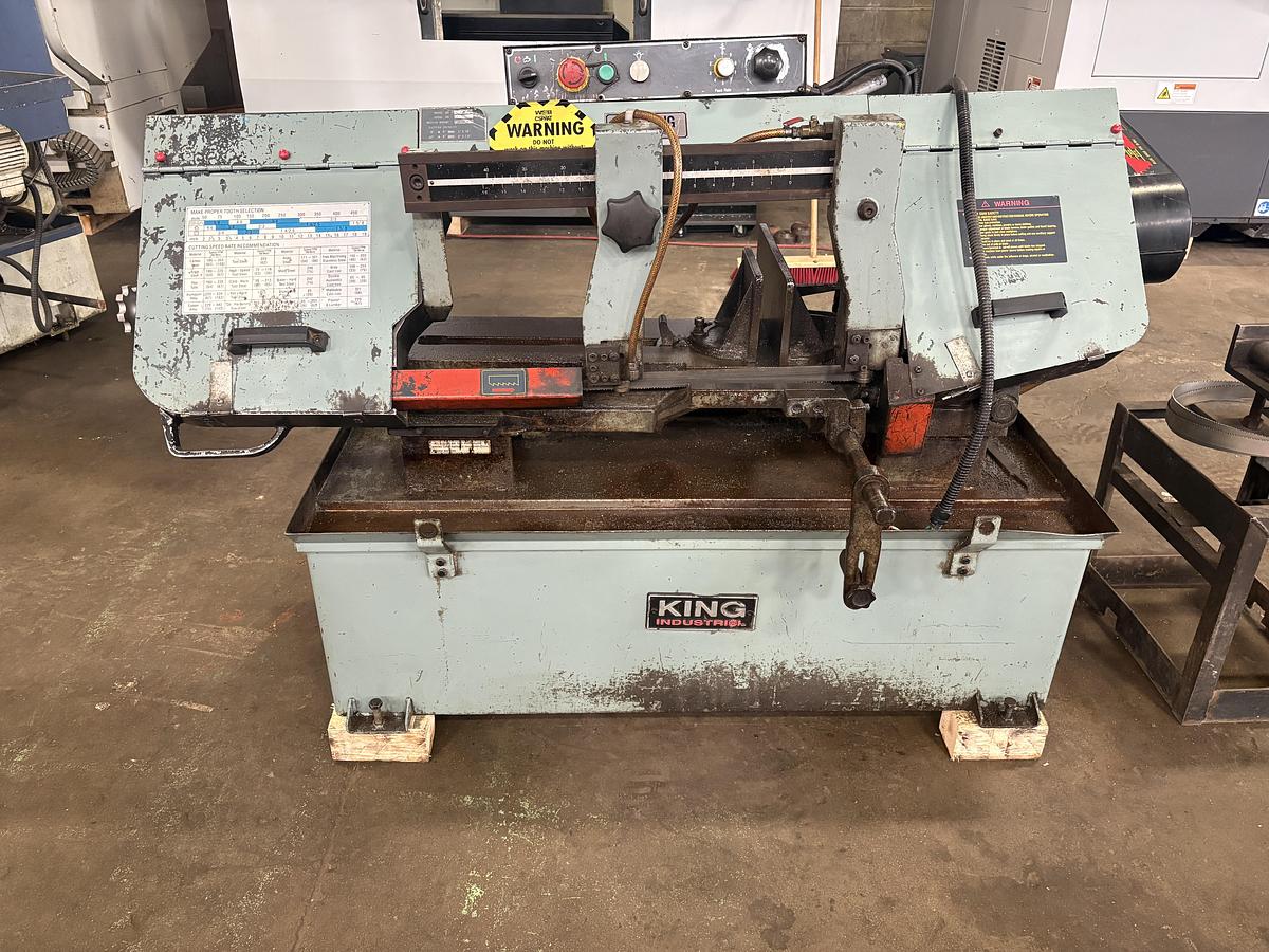 Used KING INDUSTRIAL, KC-225, HORIZONTAL BAND SAW