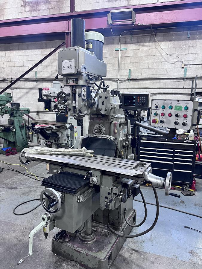 Used 10" X 51", FIRST, LC-20VHS, VERTICAL / HORIZONTAL MILLING MACHINE