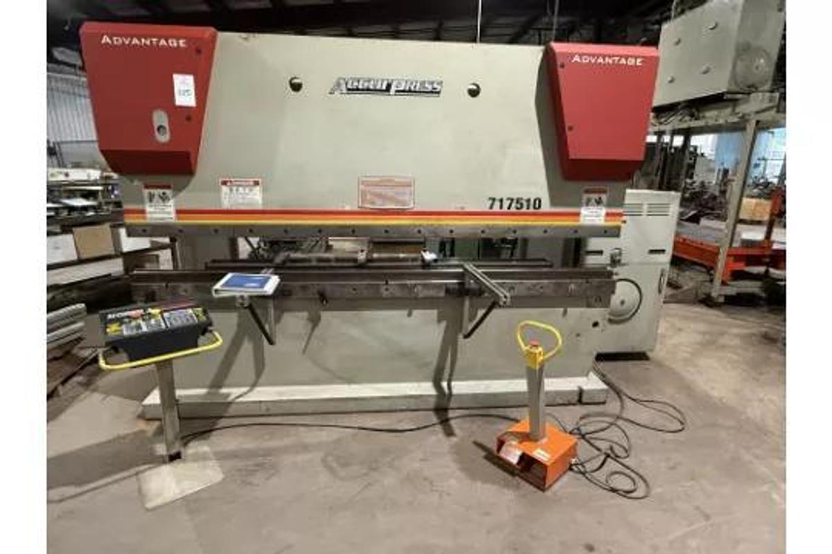Used 2010 ACCURPRESS 717510, 175 TON, 10' HYDRAULIC PRESS BRAKE