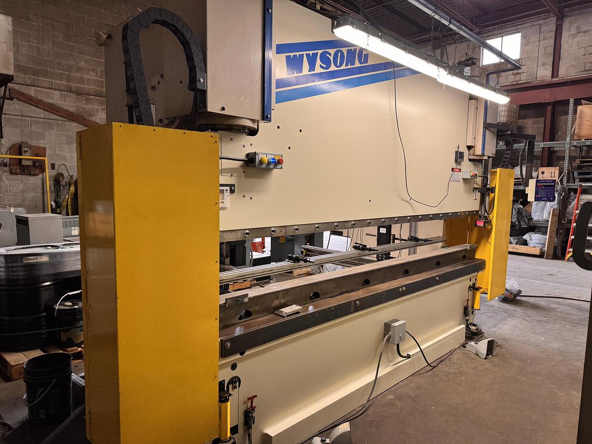 Used 250 TON X 12', WYSONG, CNC HYDRAULIC PRESS BRAKE