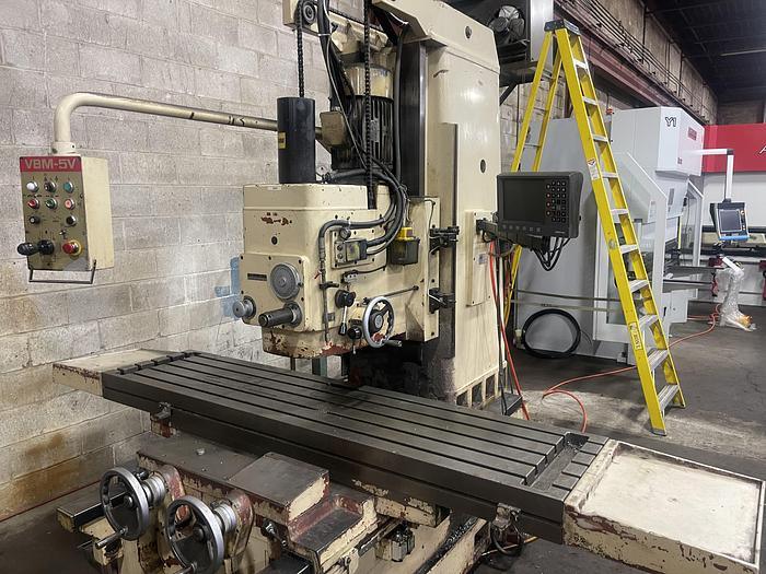 Used 19" x 86" FORTWORTH, BED TYPE VERTICAL MILLING MACHINE