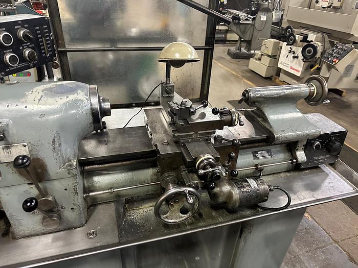 Used 11" X 18", HARDINGE, MODEL HLV-H, SUPER PRECISION TOOLROOM LATHE