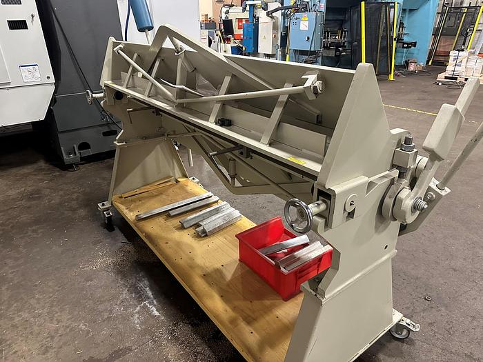 Used 12 GA. X 72", BAILEIGH, MANUALLY OPERATED BOX & PAN FINGER BRAKE, 2018