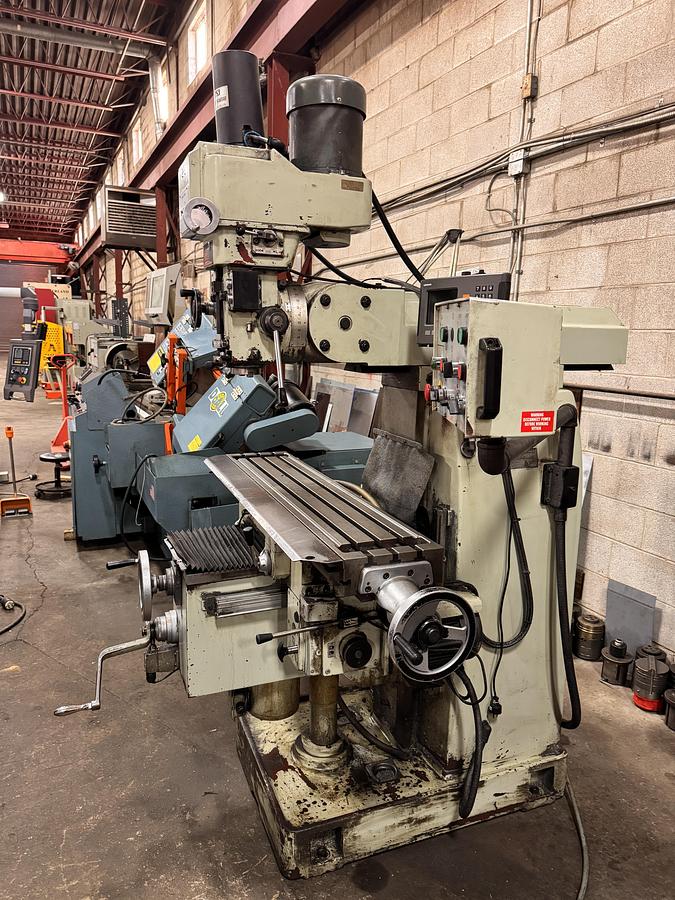 Used 10" X 50", FIRST, MODEL LC20-VSG, VERTICAL MILLING MACHINE