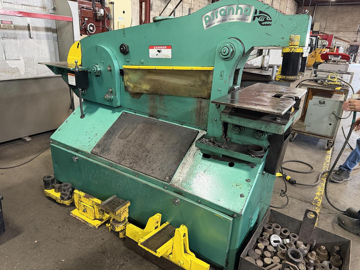 Used 90 TON, PIRANHA P90 HYDRAULIC IRONWORKER -2012