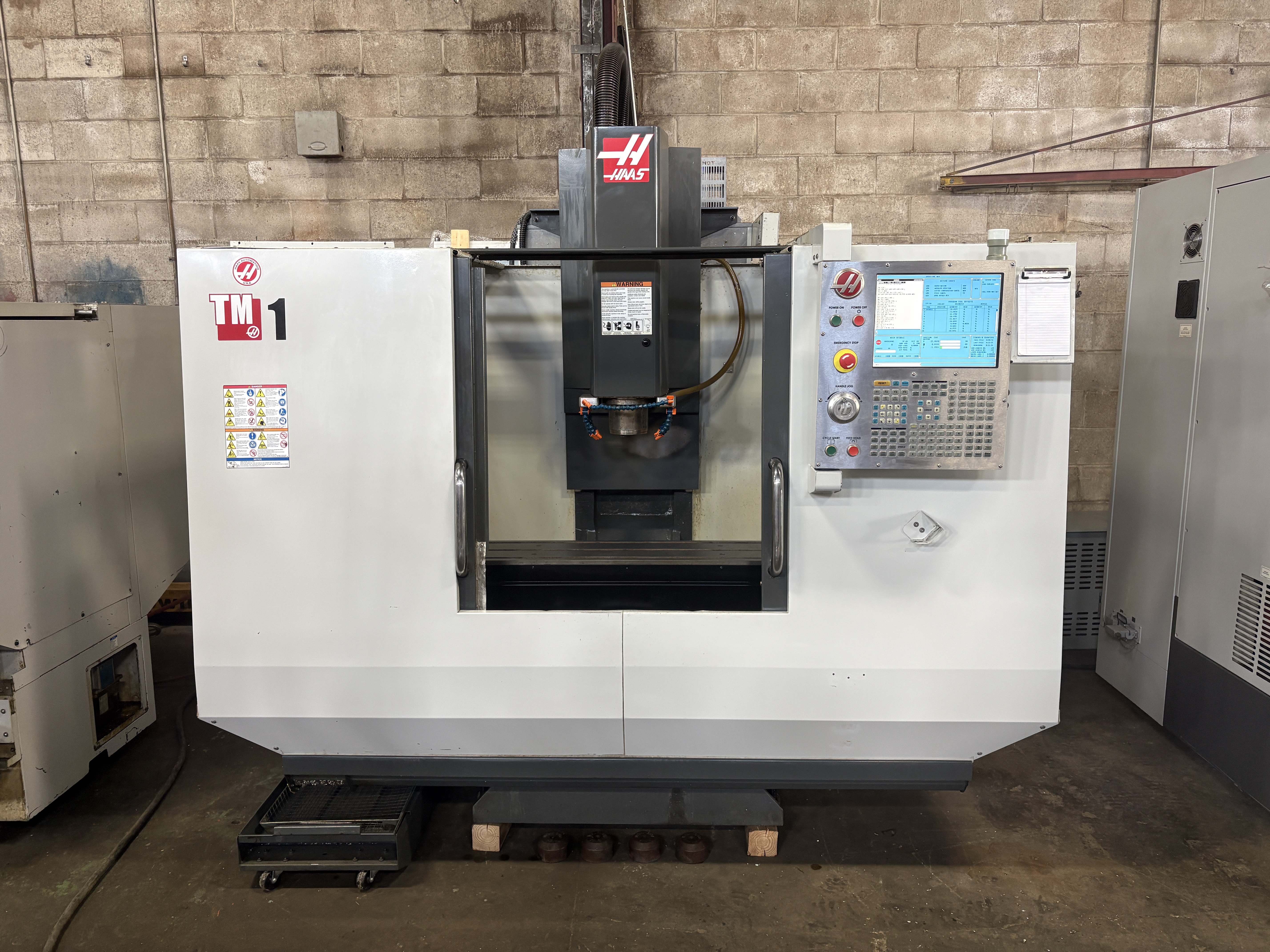 Used 30"X, 16"Y, 16"Z, HAAS, TM-1, 2012, CNC VERTICAL MILLING MACHINE