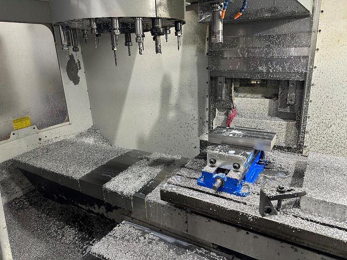 Used 50"X, 26"Y, 25"Z, Haas, VF-5, 4-Axis CNC Vertical Machining Center