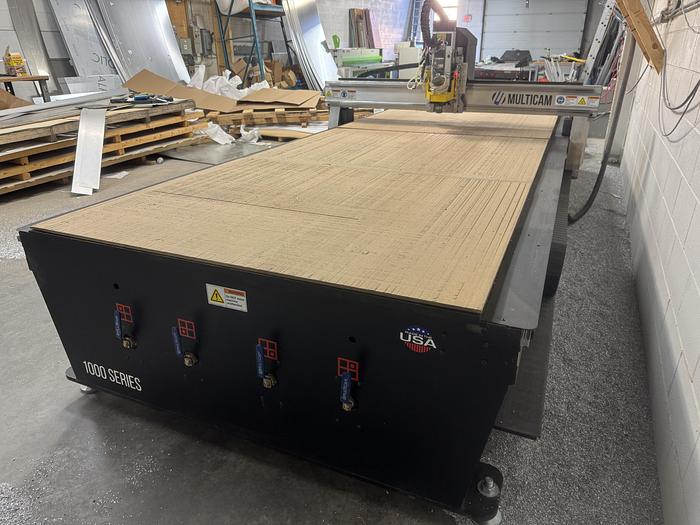Used 60" X 192" MULTICAM, 1000 SERIES,  CNC ROUTER, 2019