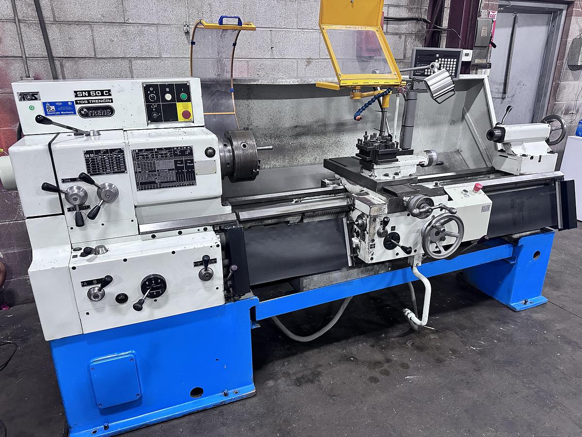 Used 20" X 60" TOS TRENCIN, SN50C, ENGINE LATHE